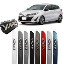 Jogo Friso Lateral Pintado Toyota Yaris Escrita Cromado Alto Relevo Jogo Friso Lateral Pintado Toyota Yaris Escrita Cromado Alto Relevo