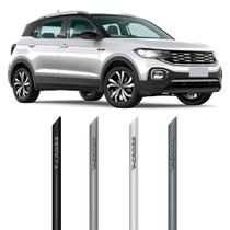 Jogo Friso Lateral Pintado Vw T-Cross Escrita Alto Revelo Cromado Jogo Friso Lateral Pintado Vw T-Cross Escrita Alto Revelo Cromado