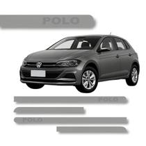 Jogo Friso Lateral Polo Ponta Redonda com Grafia Cores Volks