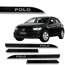 Jogo Friso Lateral Polo Preto Ninja Ponta de Faca com Grafia Jogo Friso Lateral Polo Preto Ninja Ponta de Faca com Grafia