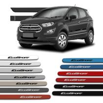 Jogo Friso Lateral Redondo Ecosport 2013 2014 2015 2016 2017 2018 2019 2020 2021