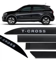 Jogo Friso Lateral T-Cross Preto Ninja Jogo Friso Lateral T-Cross Preto Ninja