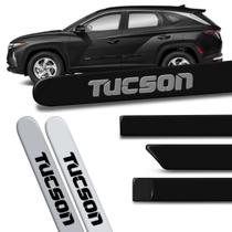 Jogo Friso Lateral Tucson 2004 a 2020 Cor Original Redondo