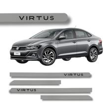 Jogo Friso Lateral Virtus Ponta Redonda Grafia Cores Volks