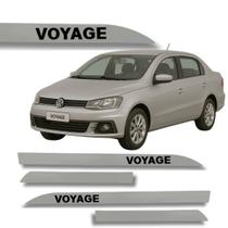 Jogo Friso Lateral Voyage Prata Lunar Ponta de Faca Grafia Jogo Friso Lateral Voyage Prata Lunar Ponta de Faca Grafia