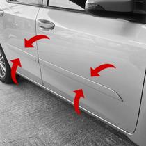 Jogo friso lateral yaris prata premium c/ nome cromado 4pcs 2948