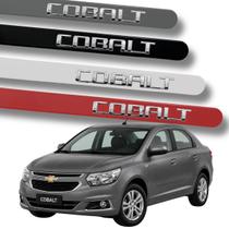 Jogo Friso Slim Lateral Chevrolet Cobalt Escrita Cromada Cores:Prata Switchblade Jogo Friso Slim Lateral Chevrolet Cobalt Escrita Cromada Cores:Prata Switchblade