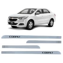 Jogo Friso Slim Lateral Chevrolet Cobalt Original com Grafia