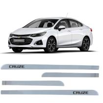 Jogo Friso Slim Lateral Chevrolet Cruze Original com Grafia