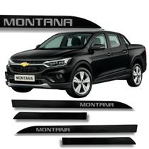 Jogo Friso Slim Lateral Chevrolet Montana Original Grafia