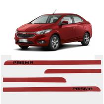 Jogo Friso Slim Lateral Chevrolet Prisma Original Grafia