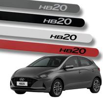 Jogo Friso Slim Lateral HB20 Hatch Sedan Ponta Redonda Cores