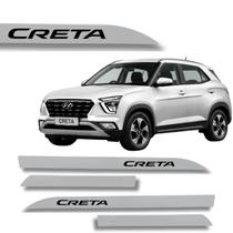 Jogo Friso Slim Lateral Hyundai Creta Original com Grafia Cores