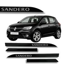 Jogo Friso Slim Lateral Renault Sandero Original com Grafia Cores
