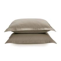 Jogo Fronha 2 Peças Algodão 200 Fios 50Cmx70Cm Tom Grão