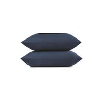 Jogo fronha 2pc malha -50cm x 70cm- azul minimal-altenburg