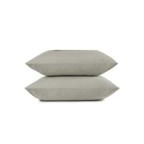 Jogo fronha 2pc malha - 50cm x 70cm - cinza platinum - bom sono Jogo fronha 2pc malha - 50cm x 70cm - cinza platinum - bom sono