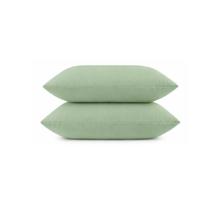 Jogo fronha 2pc malha - 50cm x 70cm - verde bond - bom sono Jogo fronha 2pc malha - 50cm x 70cm - verde bond - bom sono