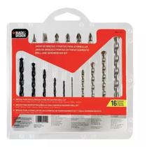 Jogo Furadeira B&decker Bd0130cs Brocas Pontas Parafusar