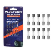 Jogo Fusíveis Automotivo Western C/ 10 Peças