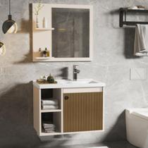 Jogo Gabinete com Cuba e Espelheira Haiti Pérola/Ripado