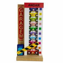 Jogo Garagem Car - Madeira - BrinqMutti