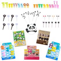 Jogo Garfinho Infantil Petisco Para Frutas Palitinho 46pç Jogo Garfinho Infantil Petisco Para Frutas Palitinho 46pç