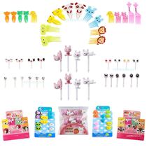 Jogo Garfinho Infantil Petisco Para Frutas Palitinho 48pç Jogo Garfinho Infantil Petisco Para Frutas Palitinho 48pç