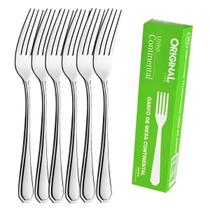 Jogo Garfo de Mesa Inox 6pçs Continental Original Line Talheres Faqueiro