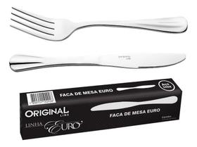 Jogo Garfo E Faca Inox 24 Pçs- Talheres / Faqueiro - Original Line