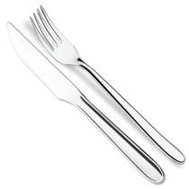 Jogo Garfos e Facas Churrasco Inox 120pçs Restaurante Buffet Brinox Turim Talheres Jogo Garfos e Facas Churrasco Inox 120pçs Restaurante Buffet Brinox Turim Talheres