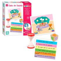 Jogo Gato De Sapato 36 Peças Brinquedo Infantil Educativo Com Perguntas - Nig Brinquedos