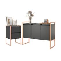 Jogo Gaveteiro e Buffet Industrial Milão