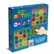 Jogo Geometric Encaixar Tabuleiro Criança Brinquedo Infantil