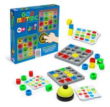 Jogo Geometric Tabuleiro Encaixar Formas e Cores -Pakitoys Jogo Geometric Tabuleiro Encaixar Formas e Cores -Pakitoys