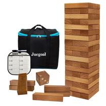 Jogo Giant Tumble Tower Blocks Juegoal 54 peças com conjunto de dados Jogo Giant Tumble Tower Blocks Juegoal 54 peças com conjunto de dados