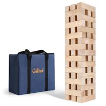 Jogo Giant Tumbling Tower GOTHINK - 51 Peças com Bolsa