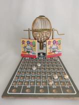 Jogo Globo BINGO N1 1 a 75 Ouro + 200 cartelas