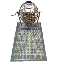 Jogo Globo De Bingo Roleta Madeira N. 02 Cromado Jogo Globo De Bingo Roleta Madeira N. 02 Cromado