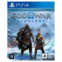 Jogo God of War Ragnarok Edição de Lançamento PS4 Santa Monica Studio