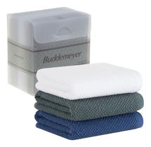 Jogo Gourmet Pano De Copa Buddemeyer 3pçs Branco/Verde/Azul