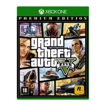 Jogo GTA V Grand Theft Auto V Remastered Premium Edition Xbox One Rockstar Mídia Fisica