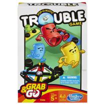 Jogo Hasbro Gaming Pop-O-Matic Trouble Grab & Go Travel Size