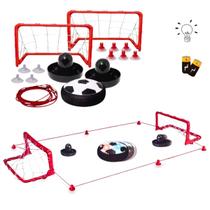 Jogo Hockey de Mesa Hover Goal Portatil Flutuante com Luzes. - Zoop Toys