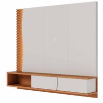 Jogo Home Suspenso e Bancada Longhaven Off White Freijo - Mais de Casa