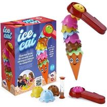 Jogo ICE Cai Infantil Sorvete Equilibrio Pakitoys