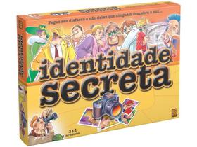 Jogo Identidade Secreta Tabuleiro - Grow Jogo Identidade Secreta Tabuleiro - Grow