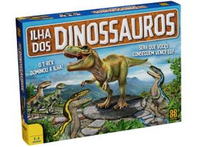 Jogo Ilha dos Dinossauros de Tabuleiro Grow