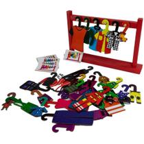 Jogo Imagem Em Plano - Fendinha - Madeira - Brinqmutti