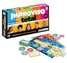Jogo Improviso Total Tabuleiro Divertido Familiar 240 Cartas - Nig Brinquedos